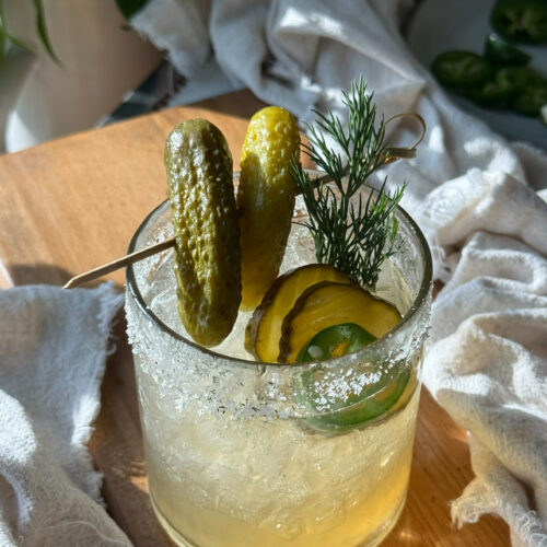 Spicy Pickle Non-alcoholic Margarita