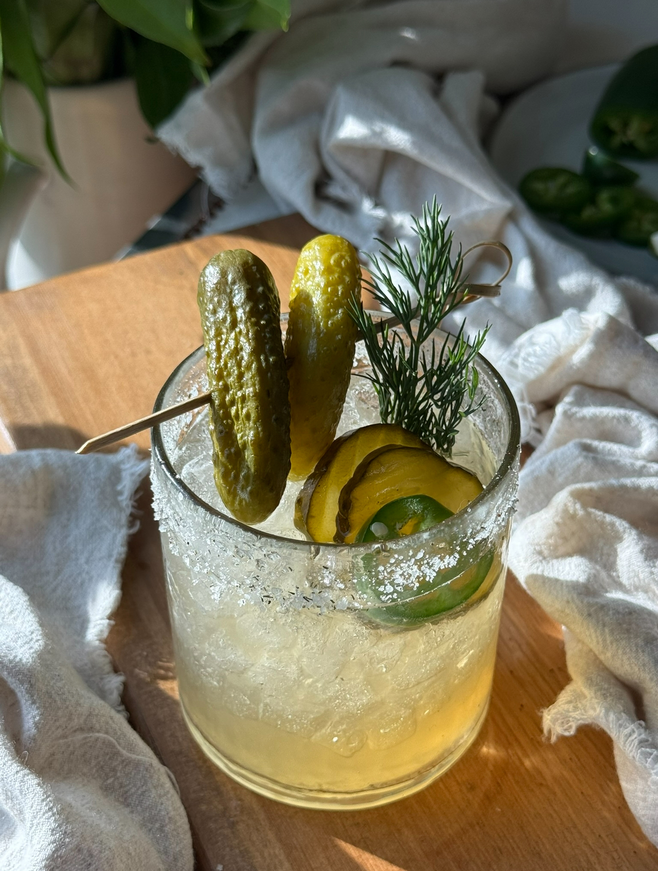 Spicy Pickle Non-alcoholic Margarita