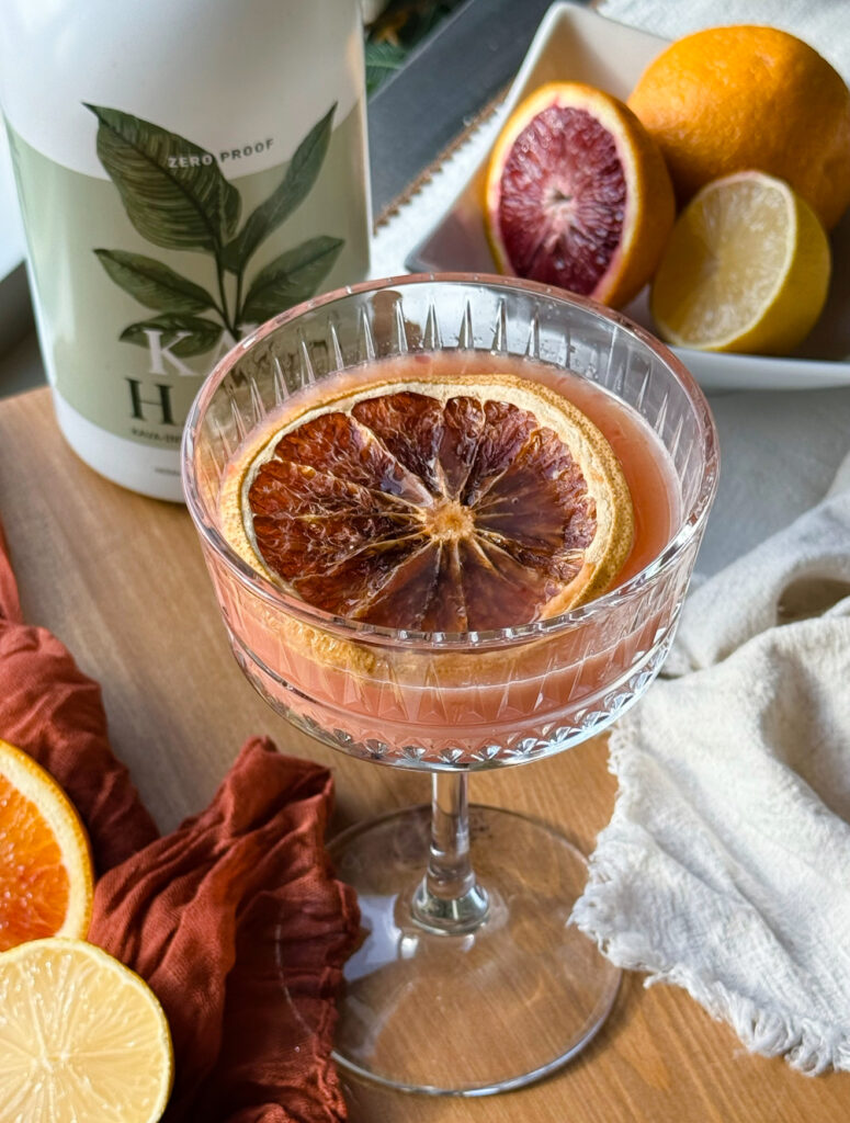 Glow & Ground Orange Kava Mocktail